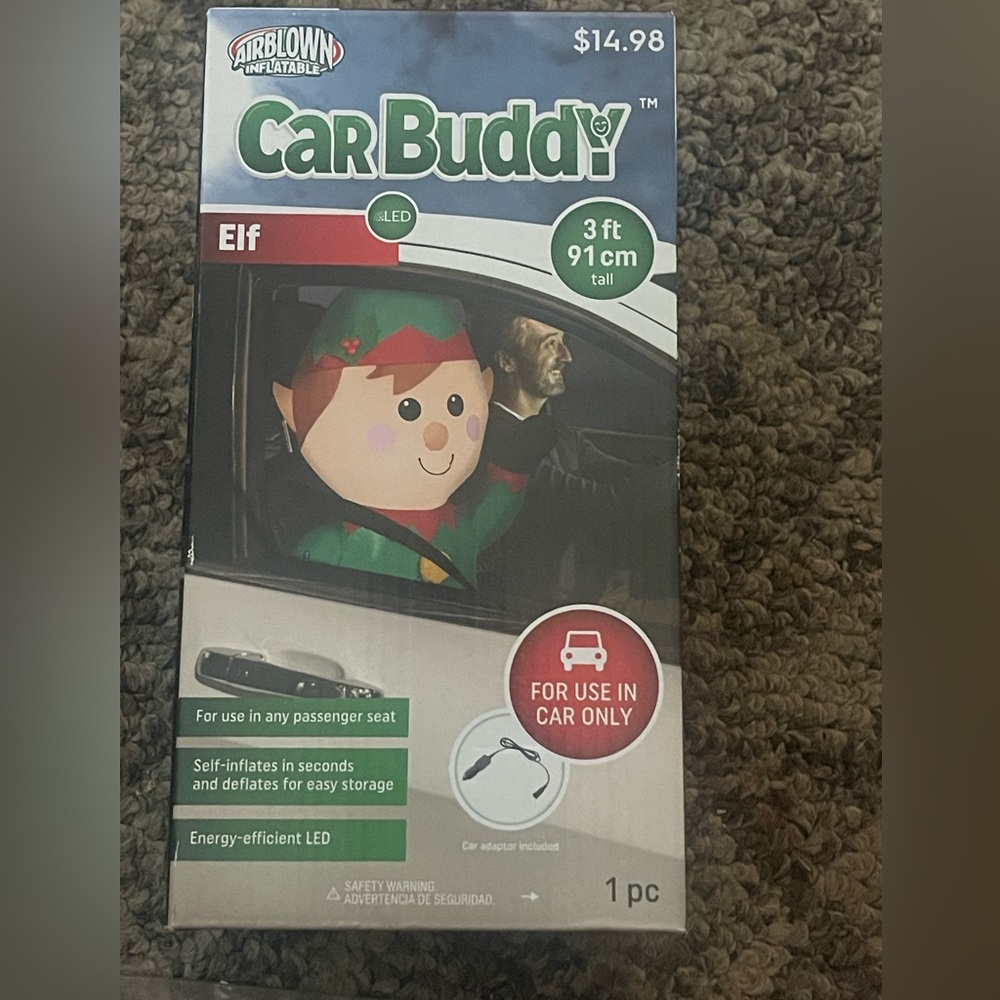 Inflatable car buddy